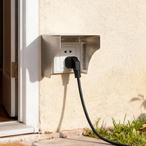 Outdoor socket cover - socket, stainless