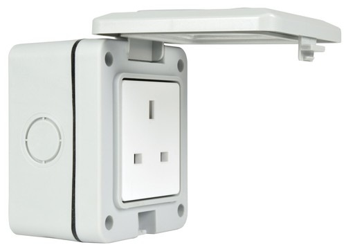 Outdoor wall socket - wall, plug