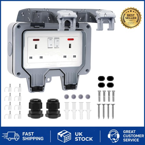 Durable outdoor double socket - outdoor,