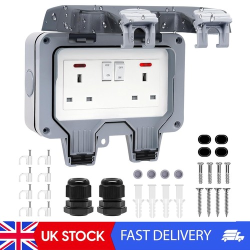 Durable outdoor double socket - outdoor,