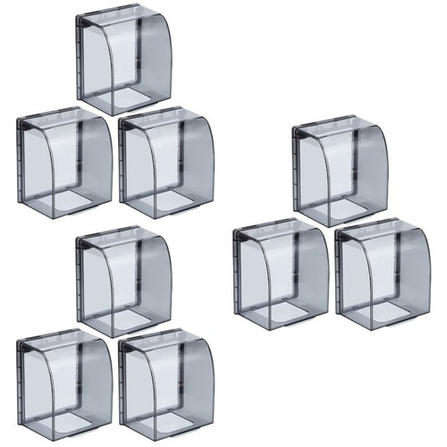 9pcs black pvc durable - 9pcs,