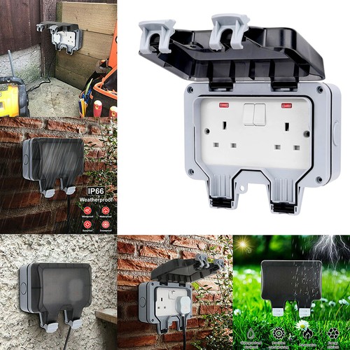 Outdoor socket wall - wall, electrical